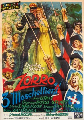 Zorro e i 3 moschettieri